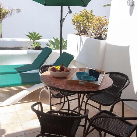 Casa de Férias B13-duplex Luminoso+ Piscina A 150 M Del Mar Charco del Palo
